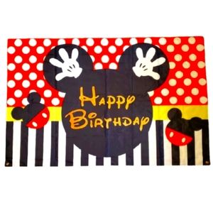 Mickey Mouse Birthday Backdrop